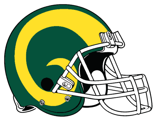 Colorado State Rams 1982-1992 Helmet Logo decal sticker
